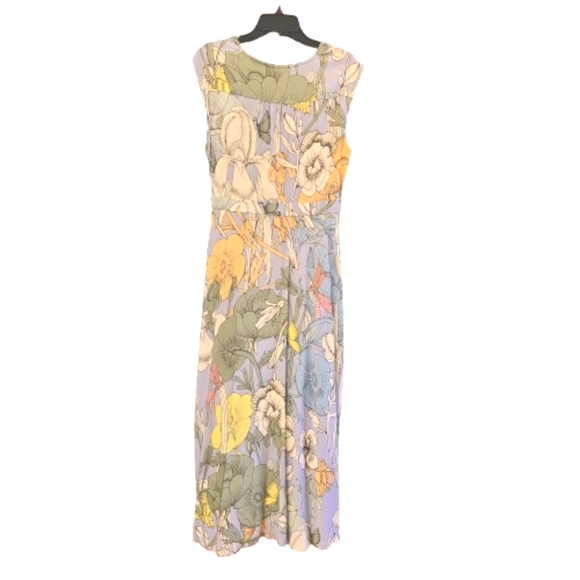 J. Crew Pastel Floral Maxi Dress Size 10 - Picture 6 of 10